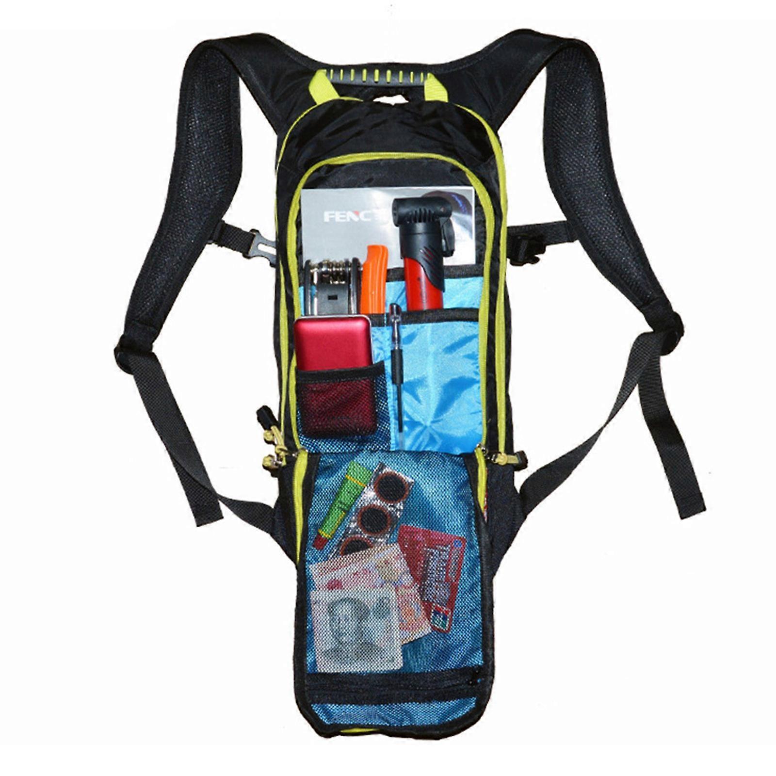 Breathable Running Backpack for Cycling with Rubber Handle and Ultra-light Strap, 6L Capacity