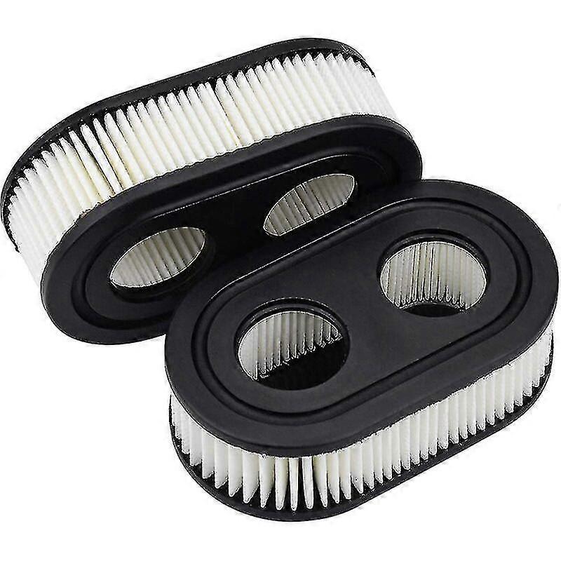 2 stk plæneklipper luftfilter til Briggs &Stratton, 593260, Sort