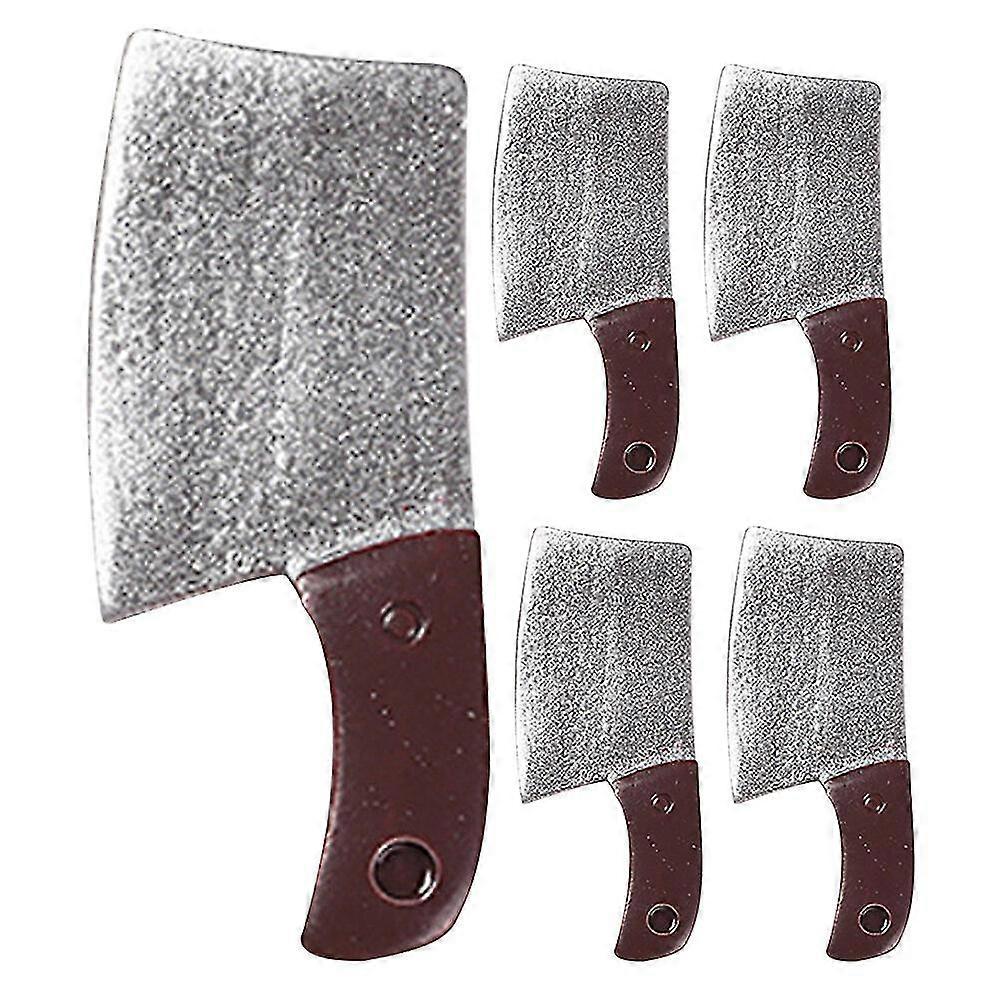 5pcs High Simulation Miniature Cutter Tiny Doll House Cutter Kitchen Cutter Models