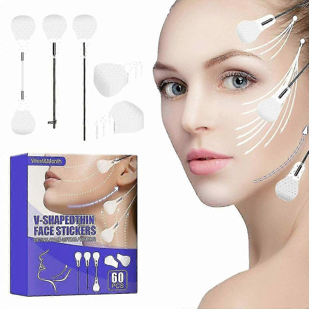 60 Face-lifting Tape Onzichtbare V-line Patch Gezichtsstickers