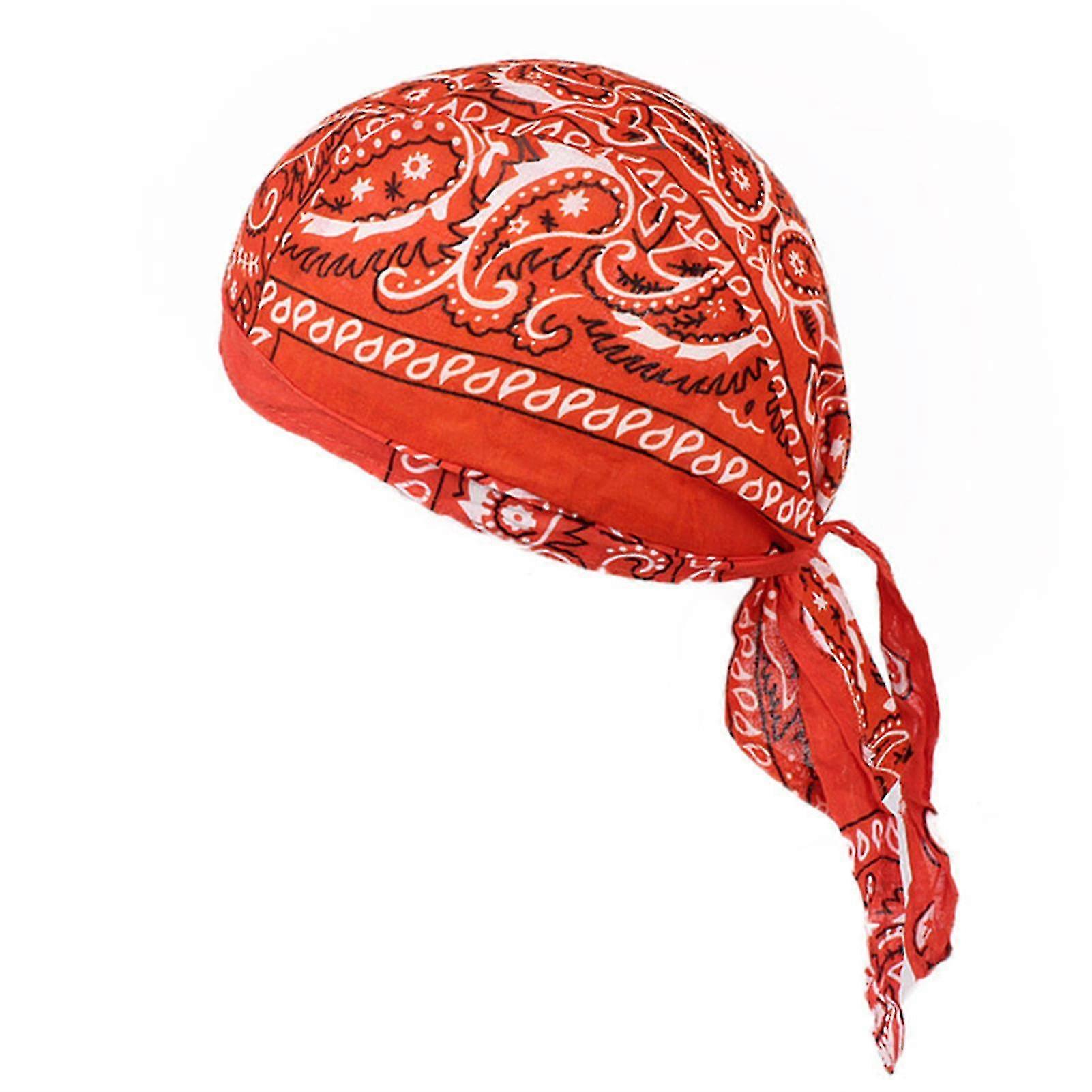 القطن القراصنة قبعة مرنة قابل للتعديل كاب الرجال النساء في الهواء الطلق الرياضة باندانا ركوب الدراجات الحجاب