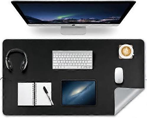 80x40cm Desk Pad Large PU Leather Thin Keyboard Pad Decoration, Waterproof Desk Protector, Upgraded Double Sided Desk Notepad, Suitable for Office and