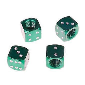 4pcs/lot universal dados pneu pneu carro caminhão válvula haste tampas rodas aros