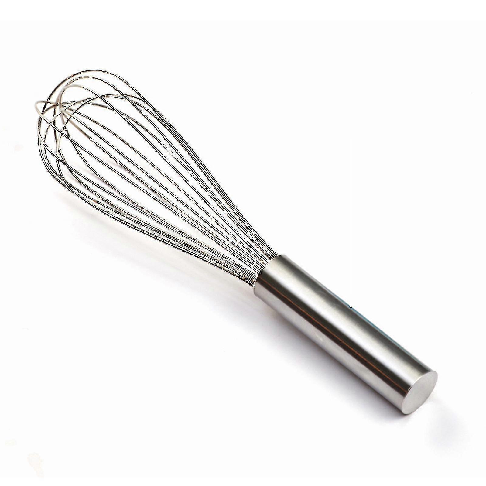 Multipurpose Stainless Steel Egg Beater Set With Hanging Hole Scraper Kitchen Tool