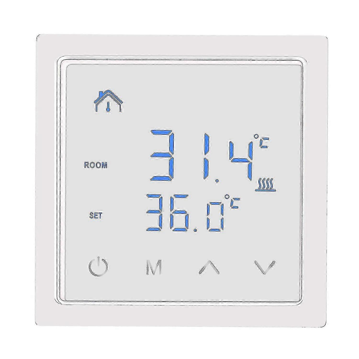 Smart Thermostat 16a Floor Heating Temperature Controller With Led Touch Screen 85-265v Electric Hea