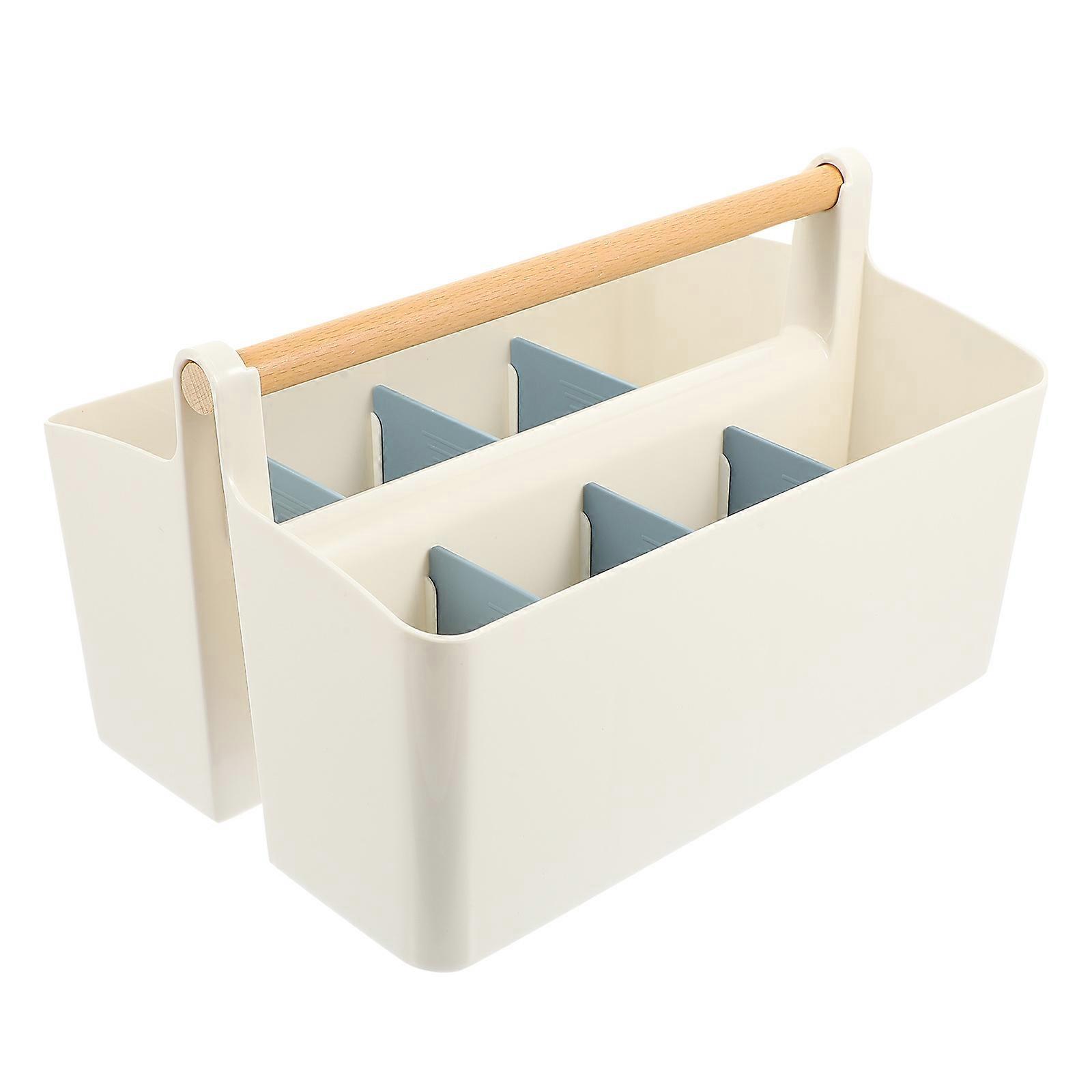 جهاز التحكم عن بعد حامل اللوازم المكتبية حامل المرافق العلبة صندوق الخياطة منظم الجدول تخزين مربع حامل الشامبو