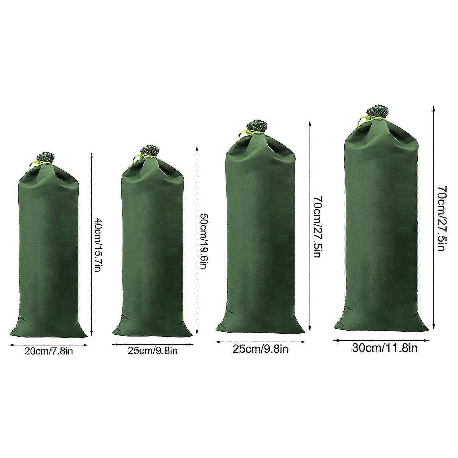 Canvas Sandbag, 20x40cm Rainproof Reusable for Flood Control