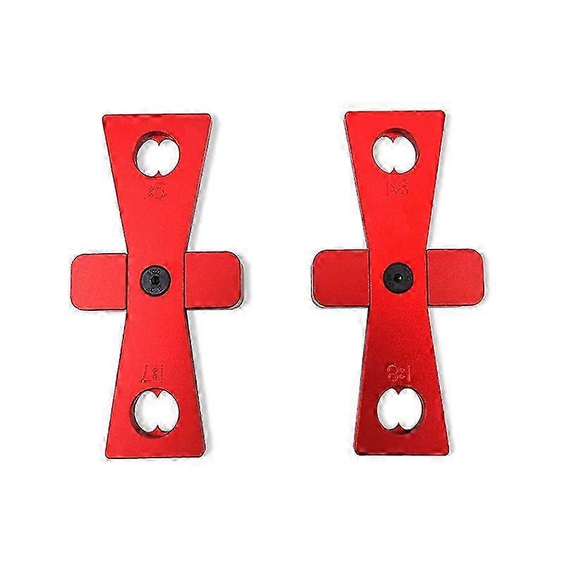 2 pcs Dovetail Jig Woodworking Tool Tenon Drawing Scale Board Ruler