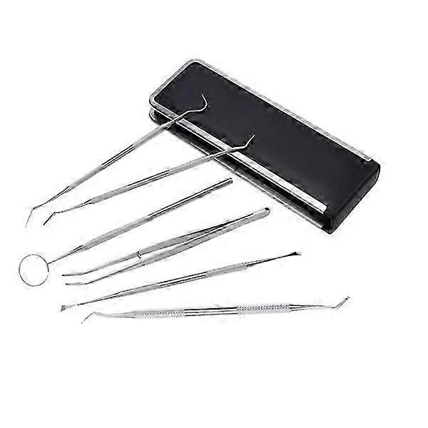 Professional dental hygiene kit - 6 pcs with case