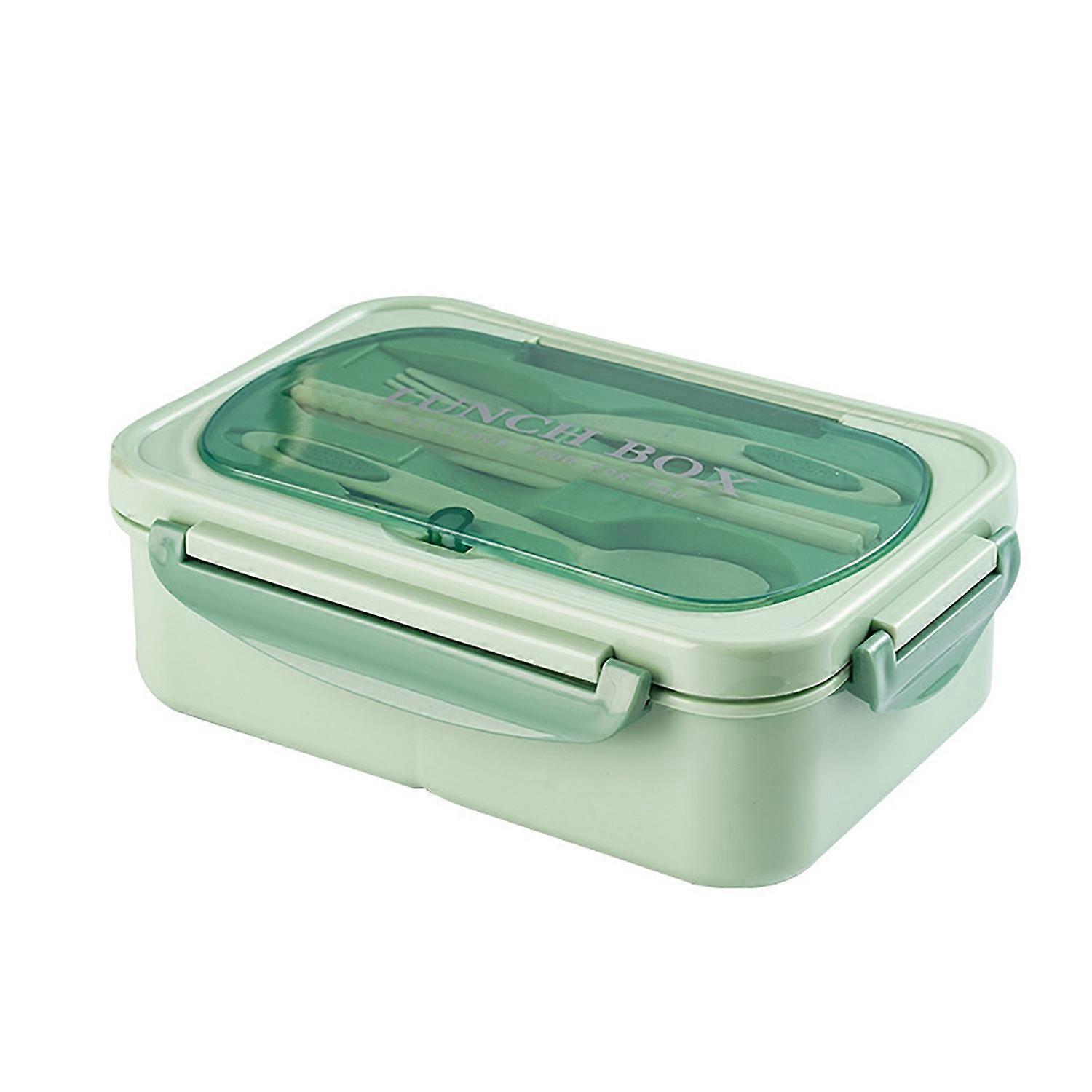 Bento Lunch Box with Utensil Set Leakproof Compartment Large Capacity Microwaveable Lunch Containers