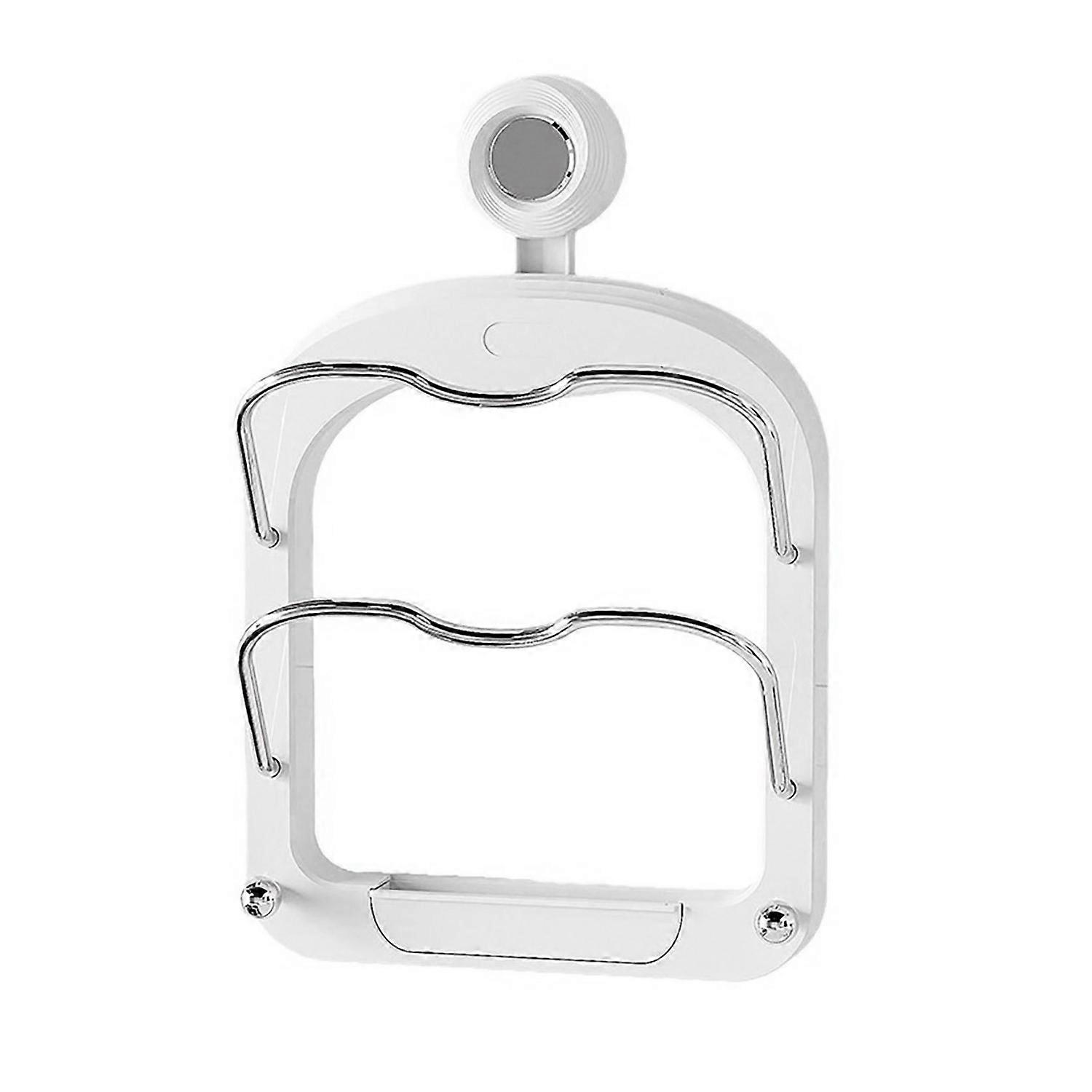 Kitchen Pot Lid Holder with Suction Cup Multi-layer Design Easy Installation Wall Mounted Cutting