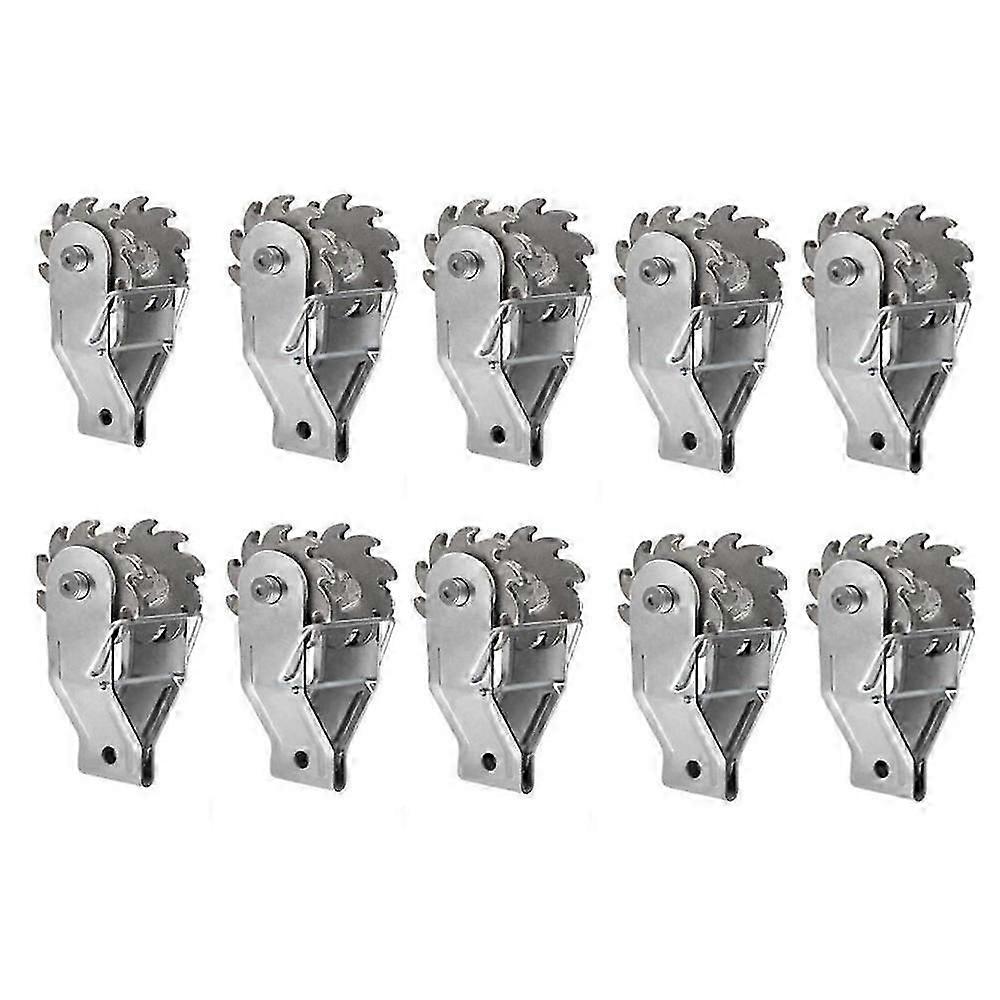 10pcs Zaunspanner Heavy Duty In-Line Drahtsieb Draht Ratsche Spanner für Elektrozaun Fa