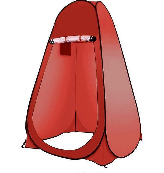 Fully automatic quick-open outdoor shower for changing tent