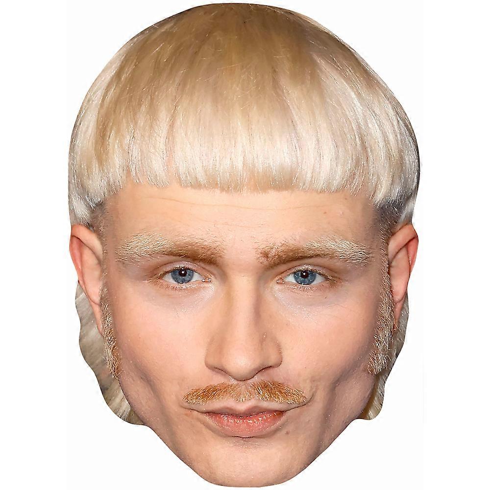 Joost Klein (Moustache) Celebrity Mask, Flat Card Face
