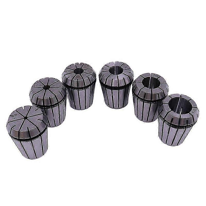 Spring Collet Set, Precision collets for machining, set of 6 spring collets