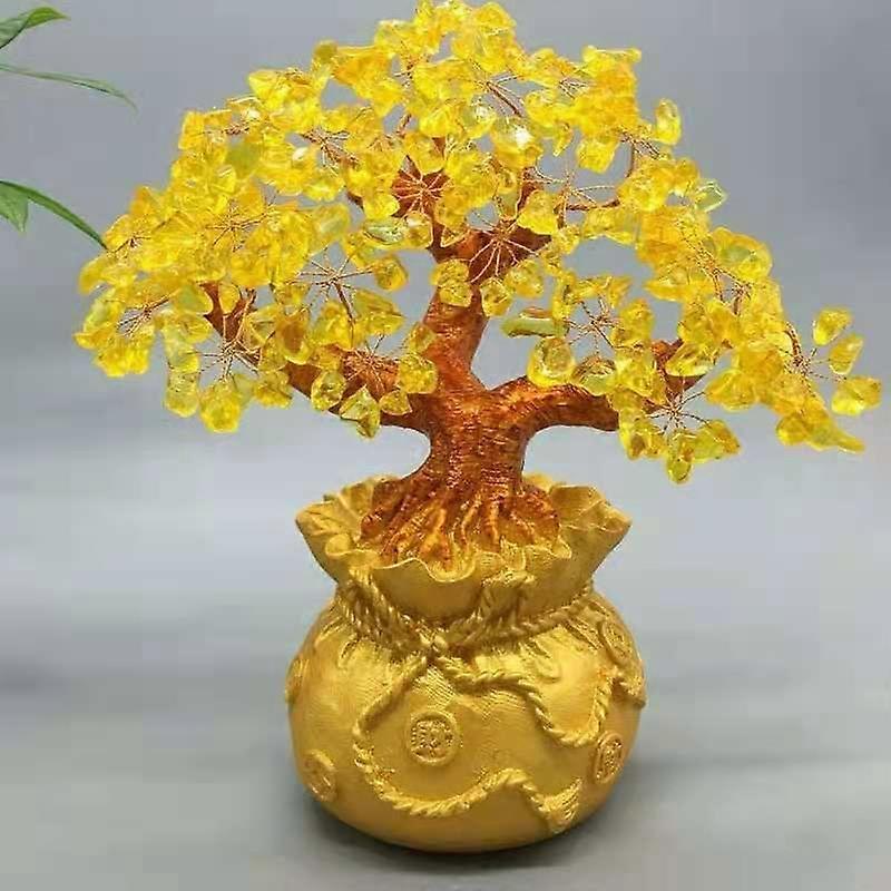 Feng Shui Money Tree Office Home Table Feng Shui Decoration Crystal Money Tree