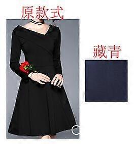 ANGGREK Robe trapèze à col en V