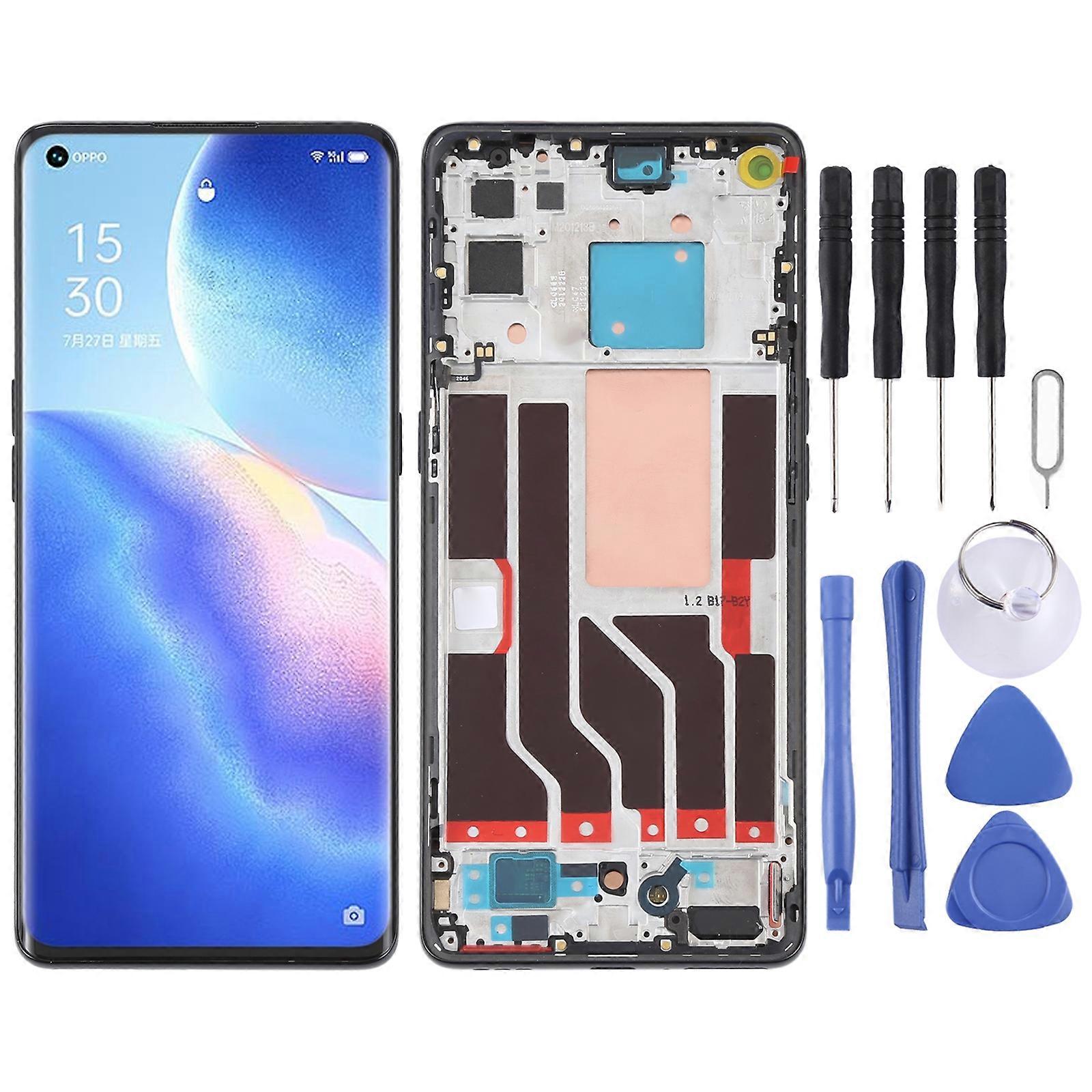 COMPATIBLE LCD Screen For OPPO Reno5 Pro 5G Digitizer Full Assembly with Frame