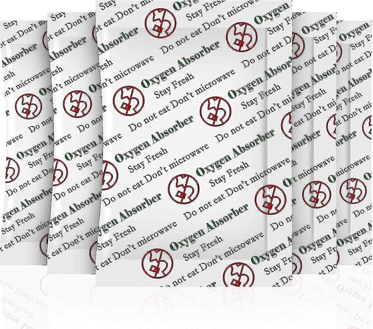 100 Pack 200cc Oxygen Absorber Sachets for Food Storage
