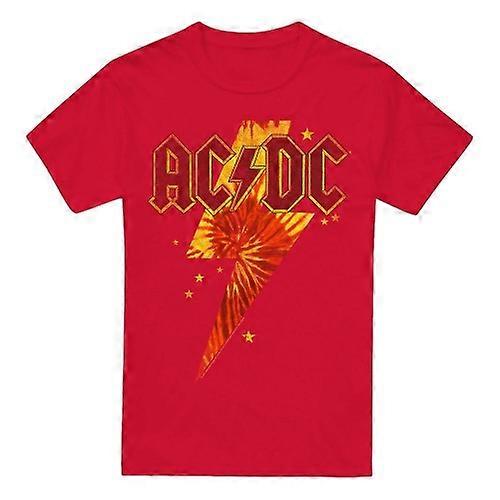AC/DC Mens Tie Dye Bolt T-Shirt