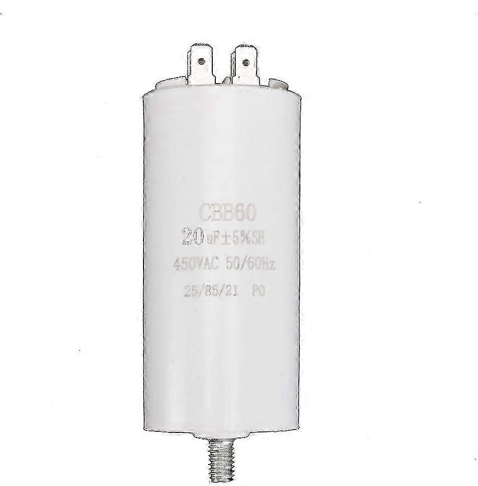 20UF CBB60 Double Insert Molded Capacitor (with Screw Bottom) Capacitor Motor Operation Start Capacitor Frequency 50/60Hz 450VAC f54