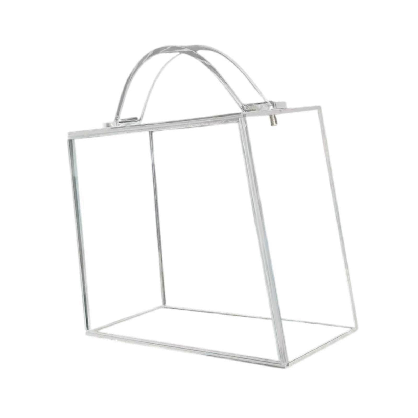 花盒透明容器亚克力礼品袋 情人节纪念日 19x15x16cm