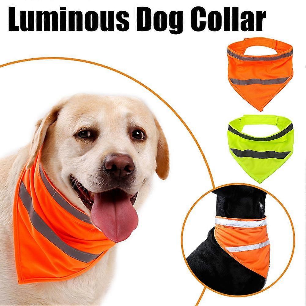 Bandanas para Cães Cachecol Refletivo para Cães Leves