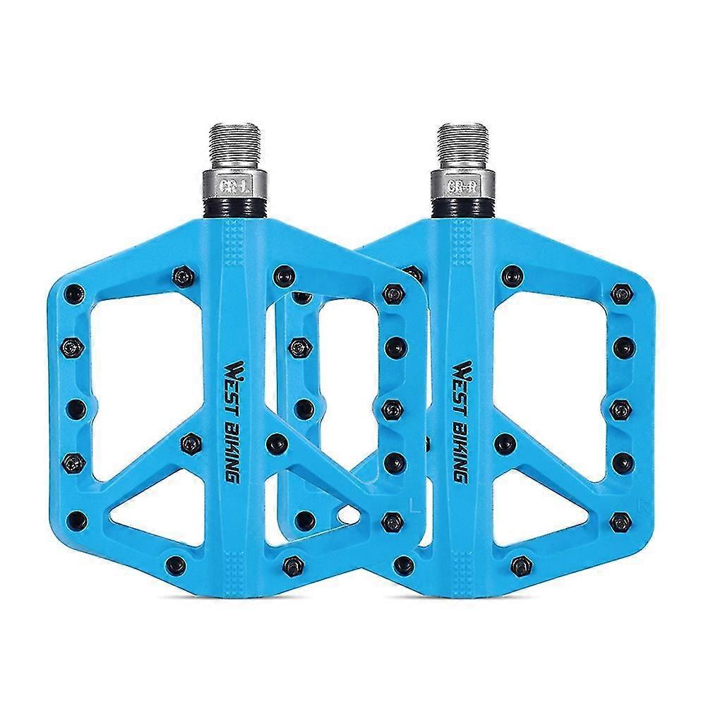 Ultralight νάιλον πεντάλ ποδηλάτου 2 σφραγισμένα ρουλεμάν πεντάλ ποδηλάτου αντιολισθητικά αδιάβροχα ευρεία πεντάλ ποδηλάτου γ