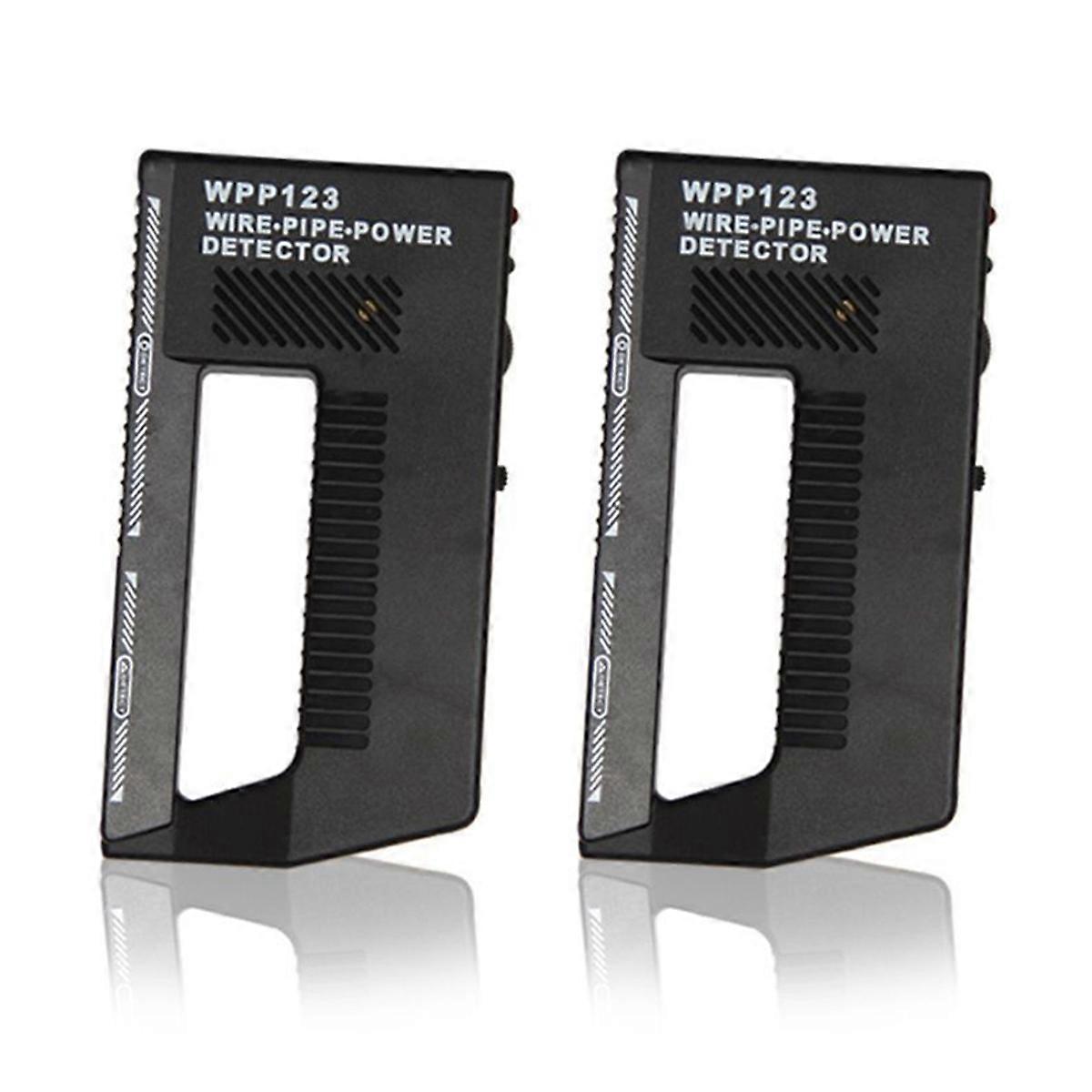2pcs WPP123 Metal Detector, Wall Scanner Metal Detector,Adjustable Alert Pipe Power Wall Stud Finde