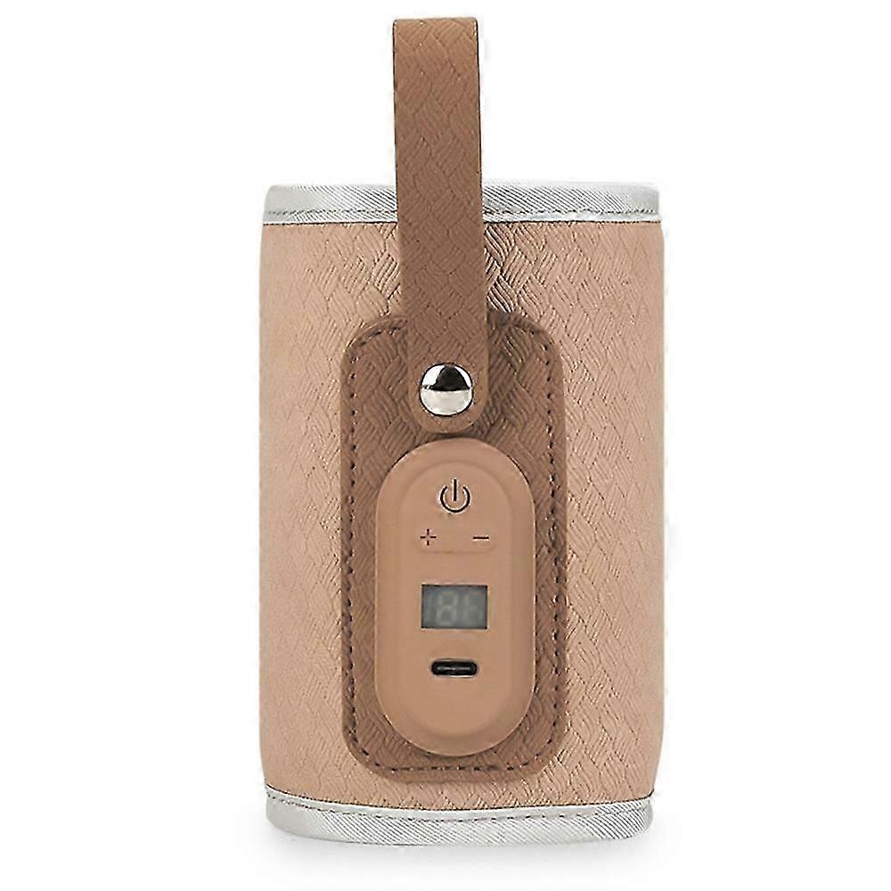 Portable Baby Bottle Thermal Bag USB Powered Baby Bottle Warmer Milk Tool With Adjustable Heating Temperature