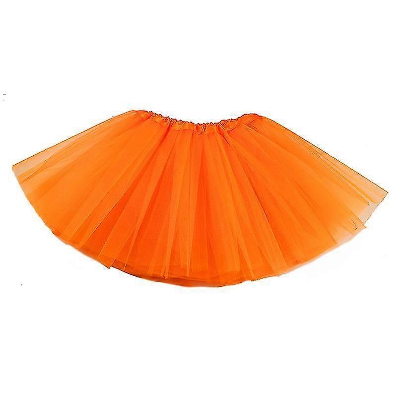 Tutus classique orange pour filles (2 à 8 ans)