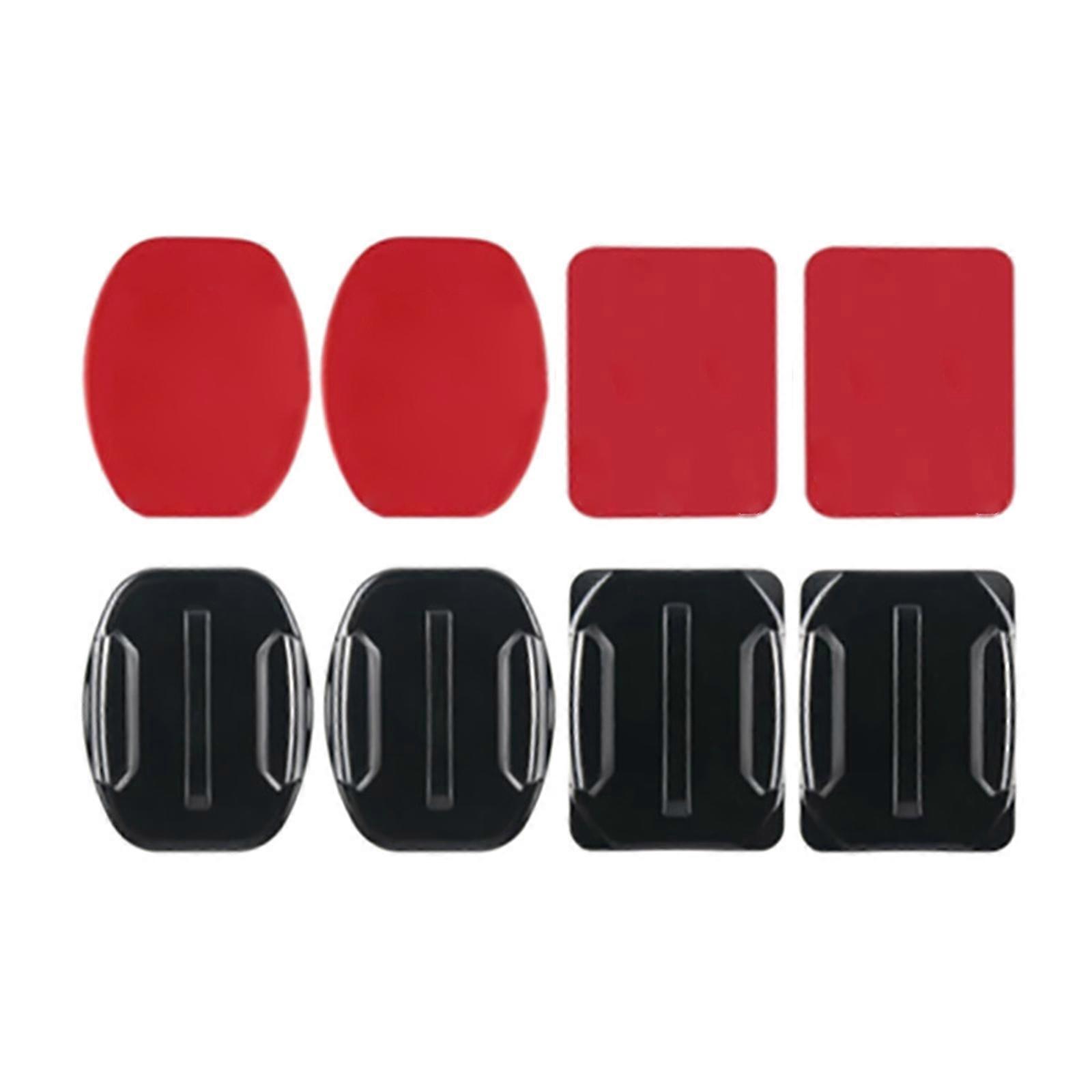 8/12/16/20/24/36Pcs Helmet Adhesive Sticky Mounts Flat Curved Mount for 12 11 10 9 8 7 6 5 4 3 Action Camera