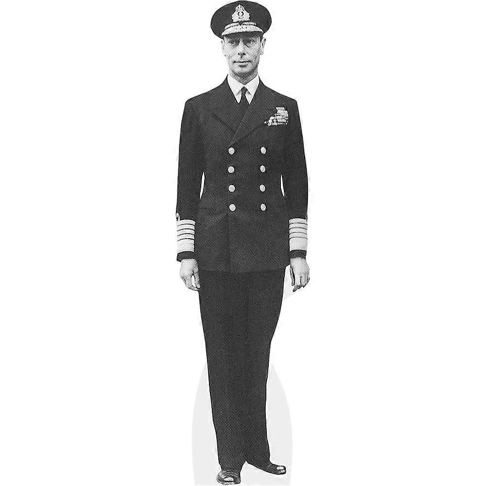 King George VI (Uniform) Cardboard Cutout (lifesize OR mini size). Standee. Stand Up.