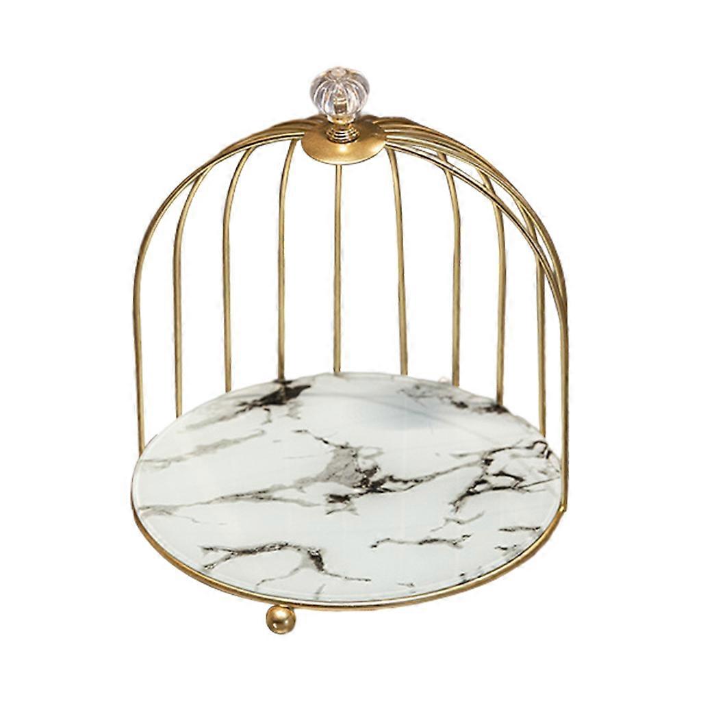 Iron Art Cosmetic Storage Rack Display Stand Makeup Storage Rack Tabletop Make