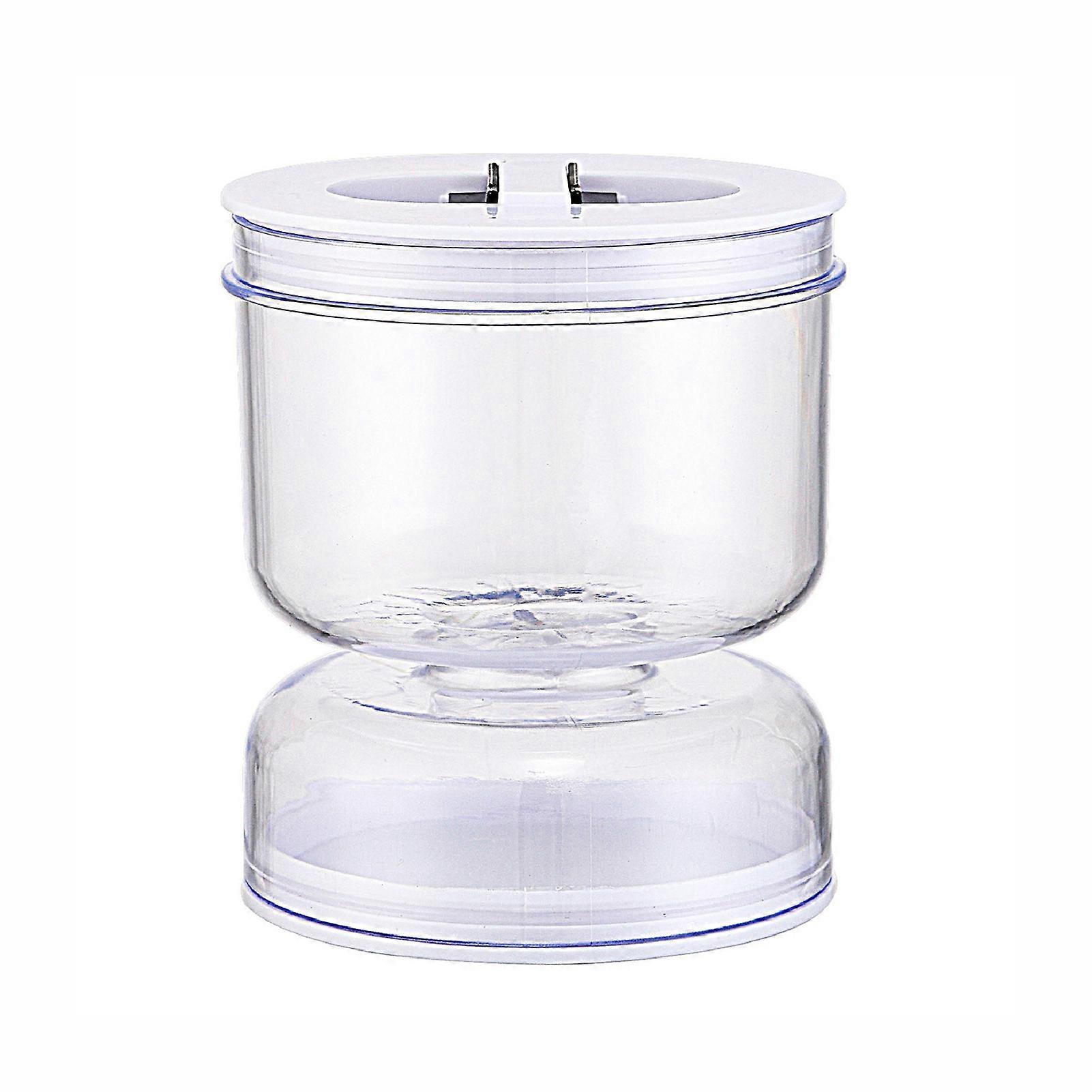 800ml Pickle Jar with Strainer Flip Leakproof Airtight Lid Hourglass Pickle Juice Separator Jar for Olives Gherkins Sliced Pickles