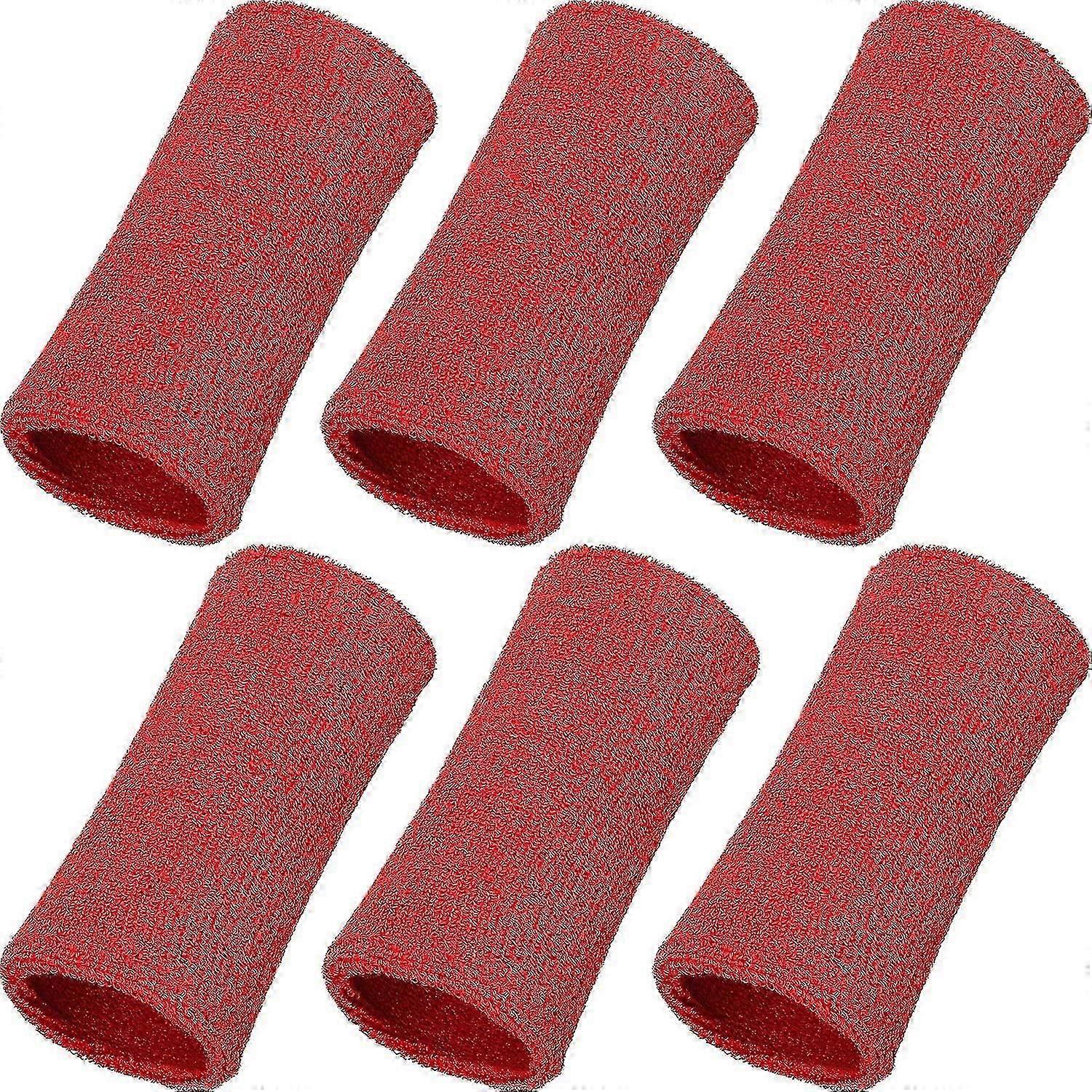 Pulseiras esportivas elásticas de 6 polegadas para suor no pulso, para esportes