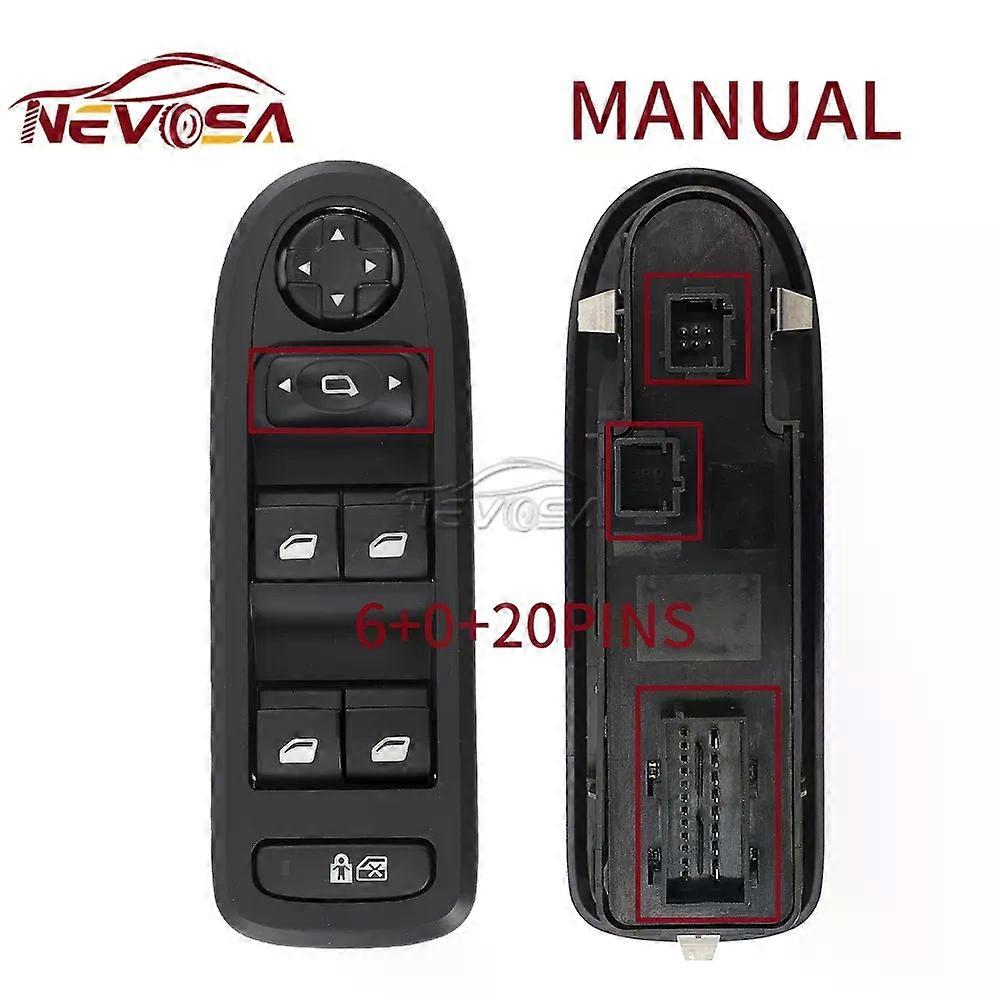 98054508ZD compatible for 2007-2013 Peugeot 308 508 Citroen C5 Auto Window Control Switch Side Mirror Button 96659465ZD 98053439 30170396
