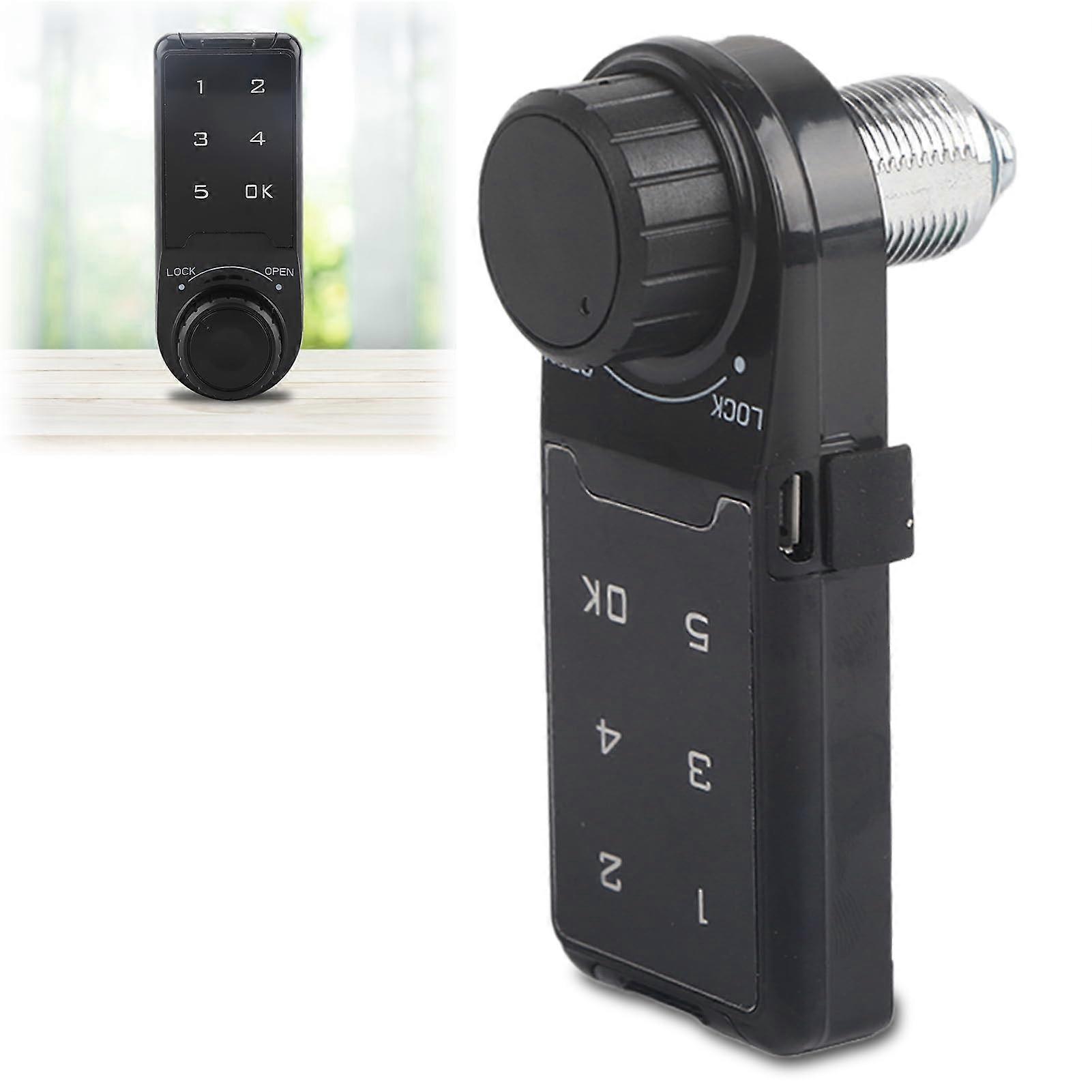 Digital Cabinet Lock with Touch Keypad Password Access, Electronic Security Lock for Coded Locker, Size L=20 cm
