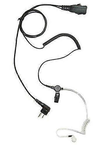 AA31SK2-B 1-Wire Surveillance Earpiece Kit Headset, Adjustable Earpiece, Low-Profile Cable, Universal Compatibility