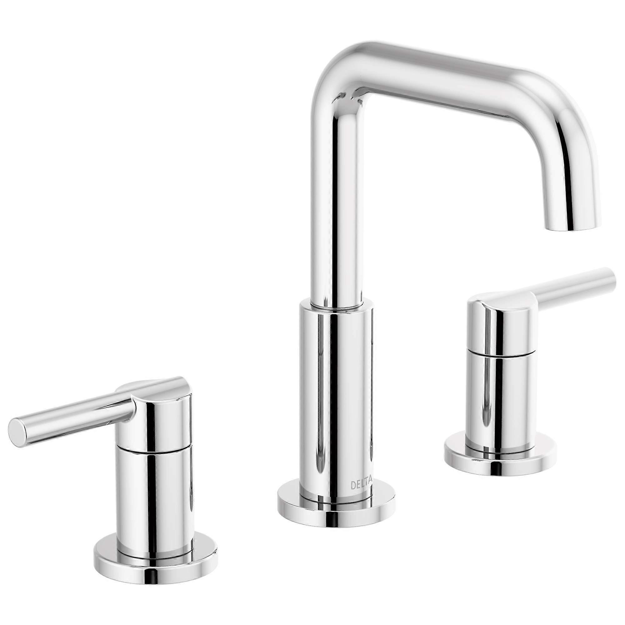 35849LF Two Widespread Bathroom Faucet Chrome Finish Lever Handle Dual Handle 1.2 GPM Flow Rate