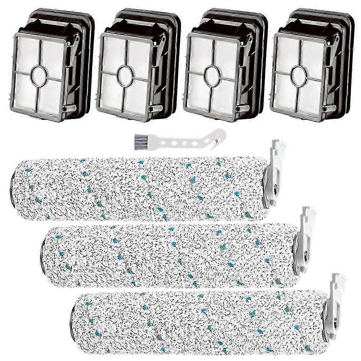 Replace Kit for CrossWave Cordless Max Series 2787 2554A, 25542, 25548, Multi- Brush Rolls HEPA Fil