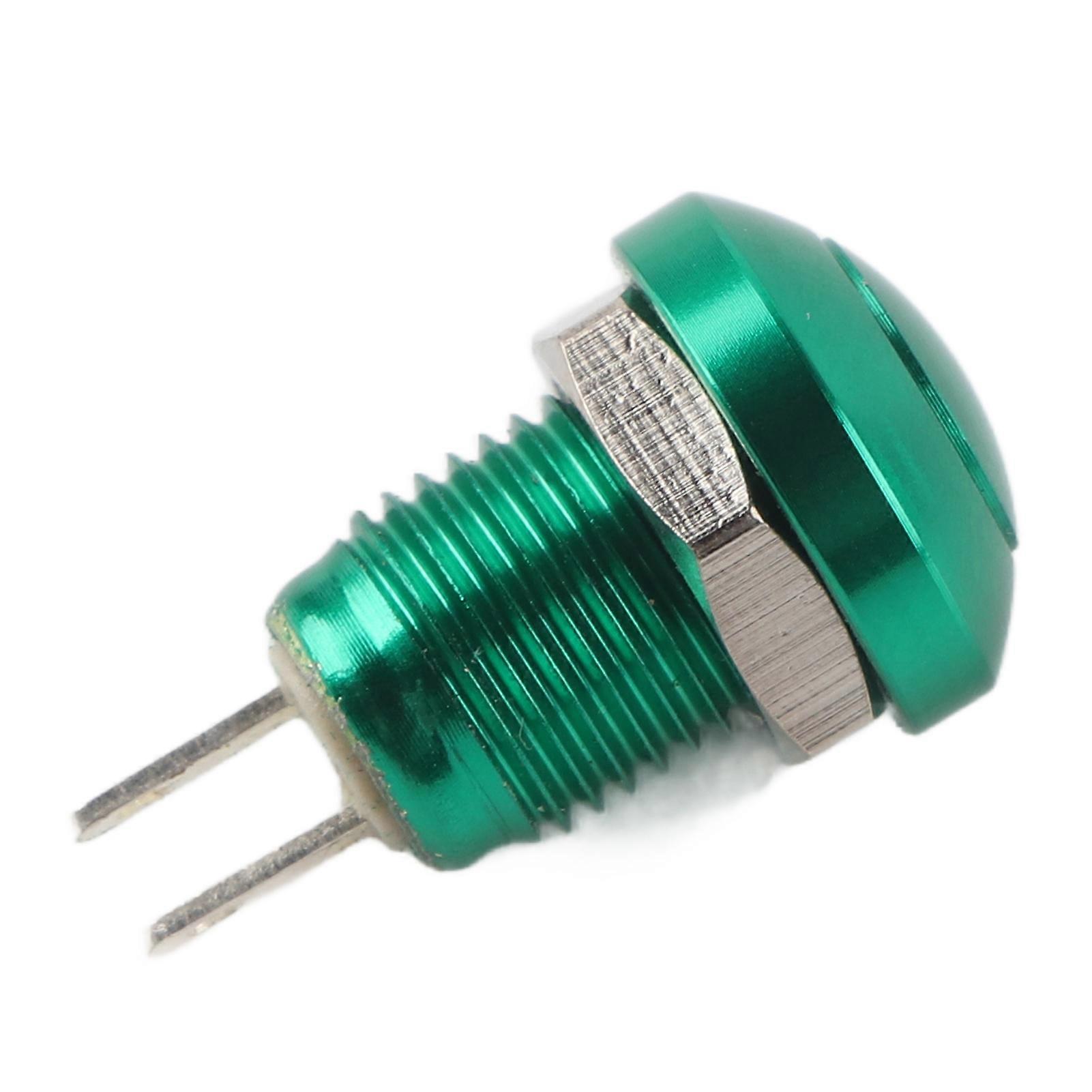 1A 24V 8mm Mini Waterproof Car Momentary Push Button Power Switch Zinc Aluminium Alloy