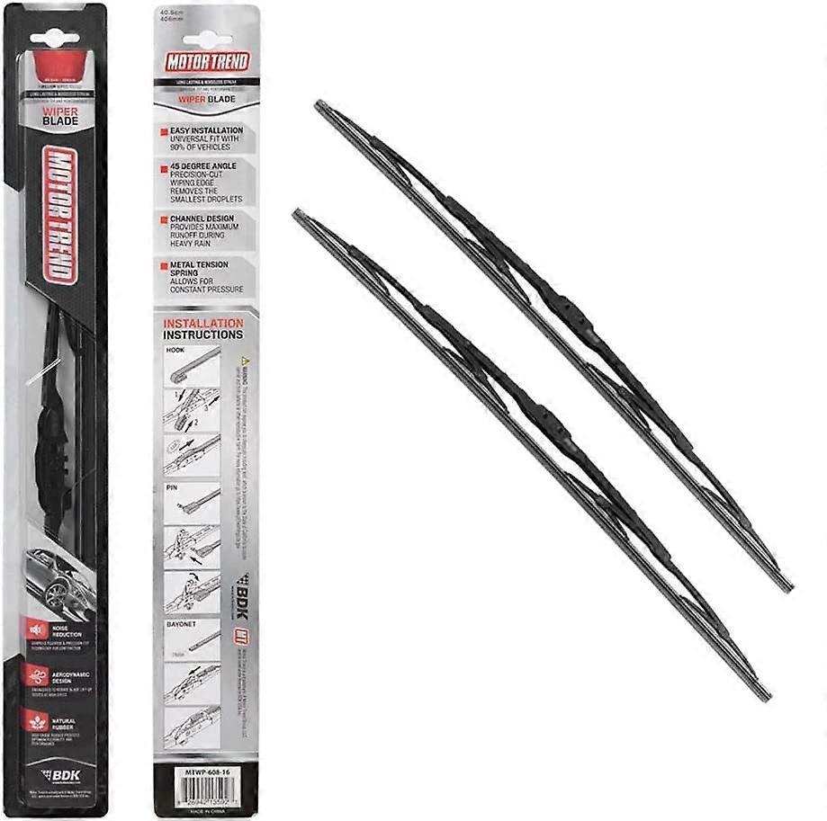 Ultrafirm Replacement Windshield Wiper Blades CrystalClear Advanced StreakFree Premium Blade Design