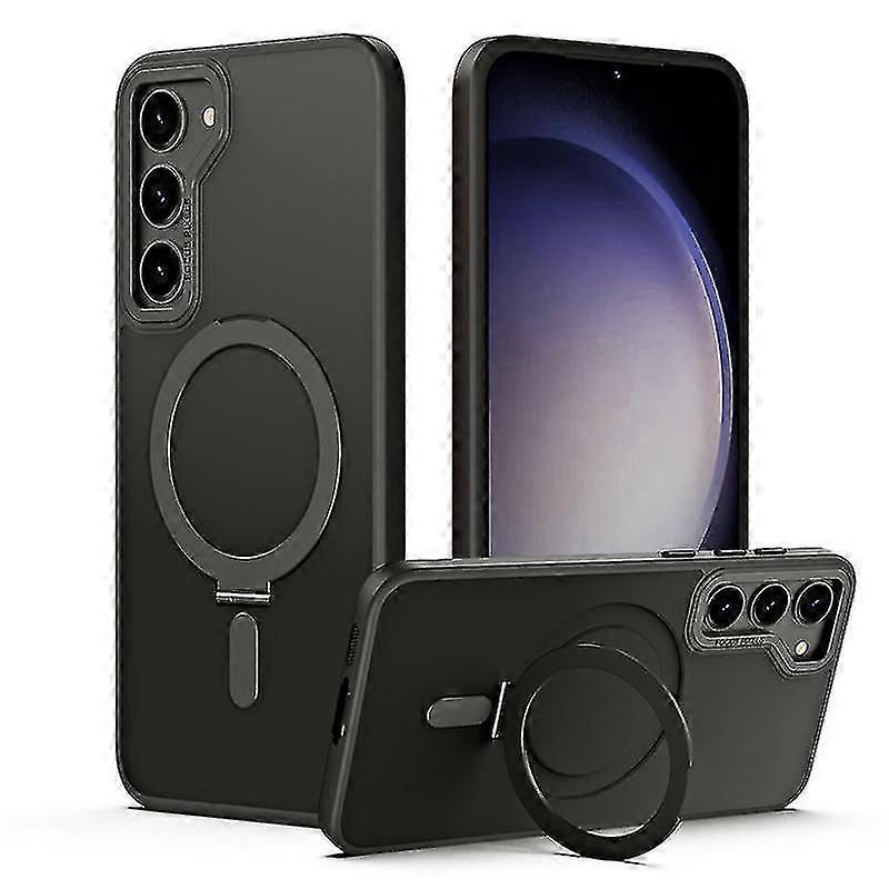 غطاء الحماية ماجيسيف المغناطيسي الشفاف لهاتف سامسونج جالاكسي S23 الترا / S23 Plus / S23 مع حامل دائري