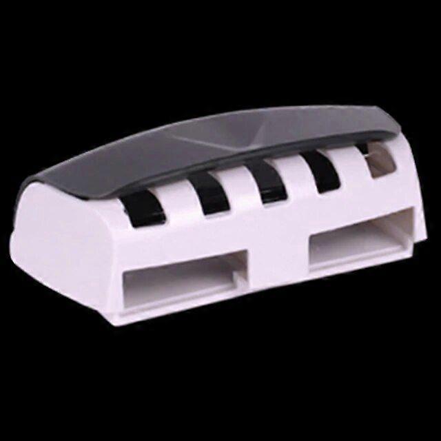 Automatic Toothpaste Dispenser Toothbrush Holder Set Waterproof Dustproof Wall-mounted Toothpaste Squeezer Bathroom Storage Rack