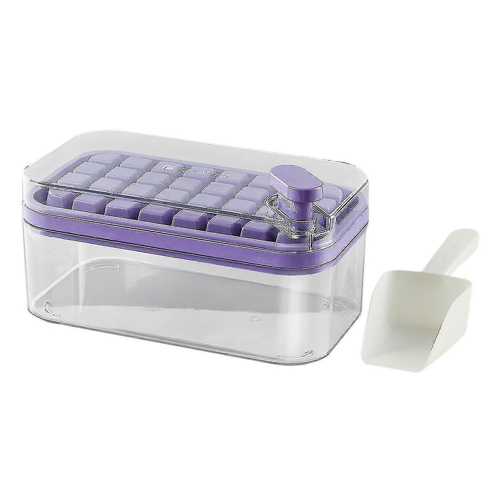 2023 New Ice Cubes Maker, Ice Cubes Molding Ice Box Small Household Refrigerator Easy-release Ice Lattice With Cover Silicone Ice Lattice from SENZHE