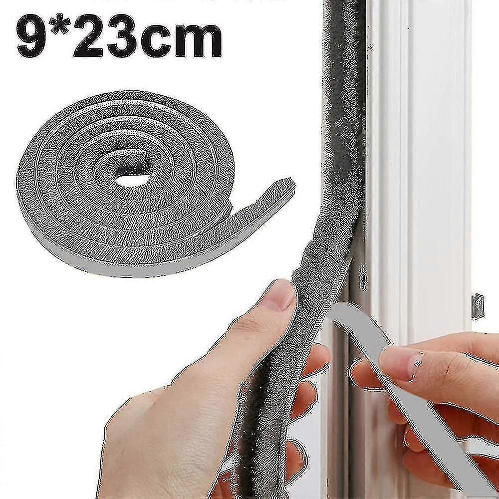 Brush Seal Weatherstripping For Window And Door , Self-adhesive 5m