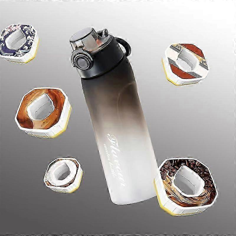 2025 720ML Flavored Water Bottle with 7 Fruit Fragrance Bottle with 1 Taste Pods
