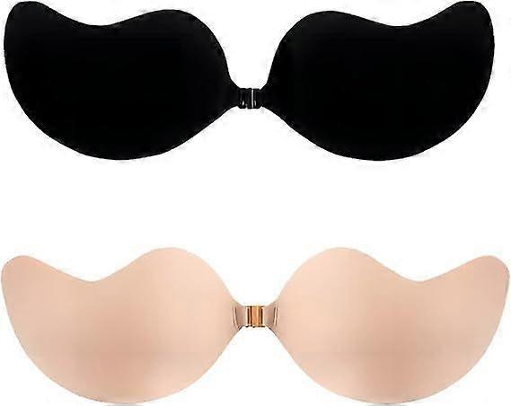 2025 Latest Model Sticky Bra Backless Adhesive Strapless Invisible Push Up Stick on Bras