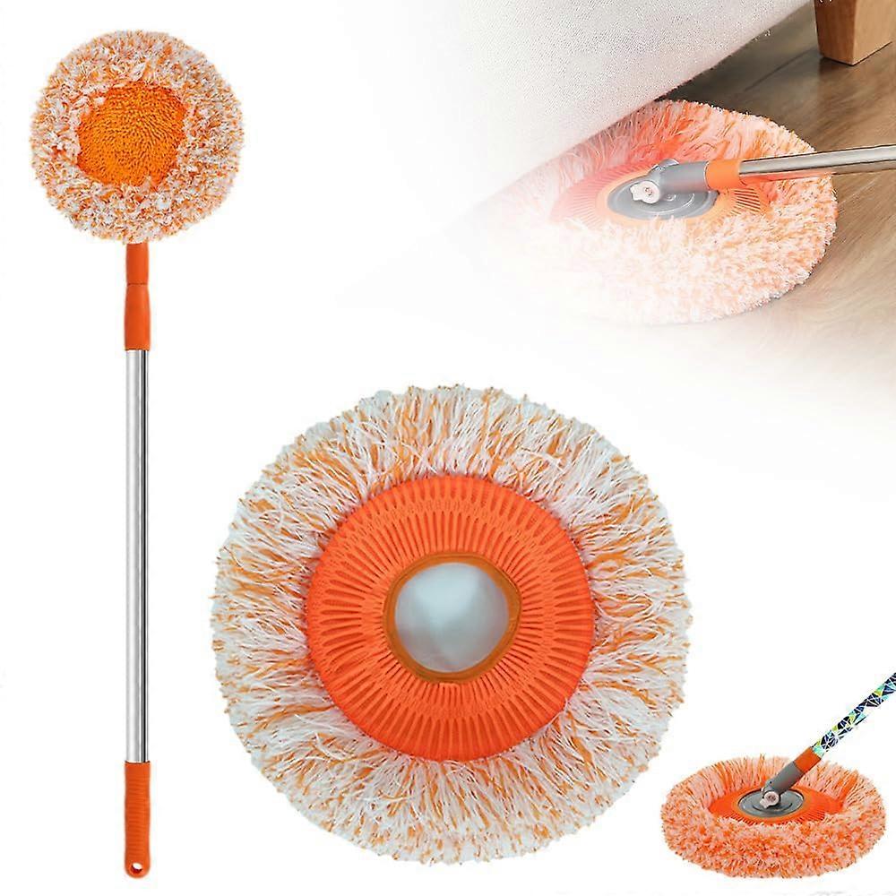 Upgrade Mop 360° Rotatable Adjustable Cleaning Mop with Stainless Steel Long Handle for Easy Floor Care
